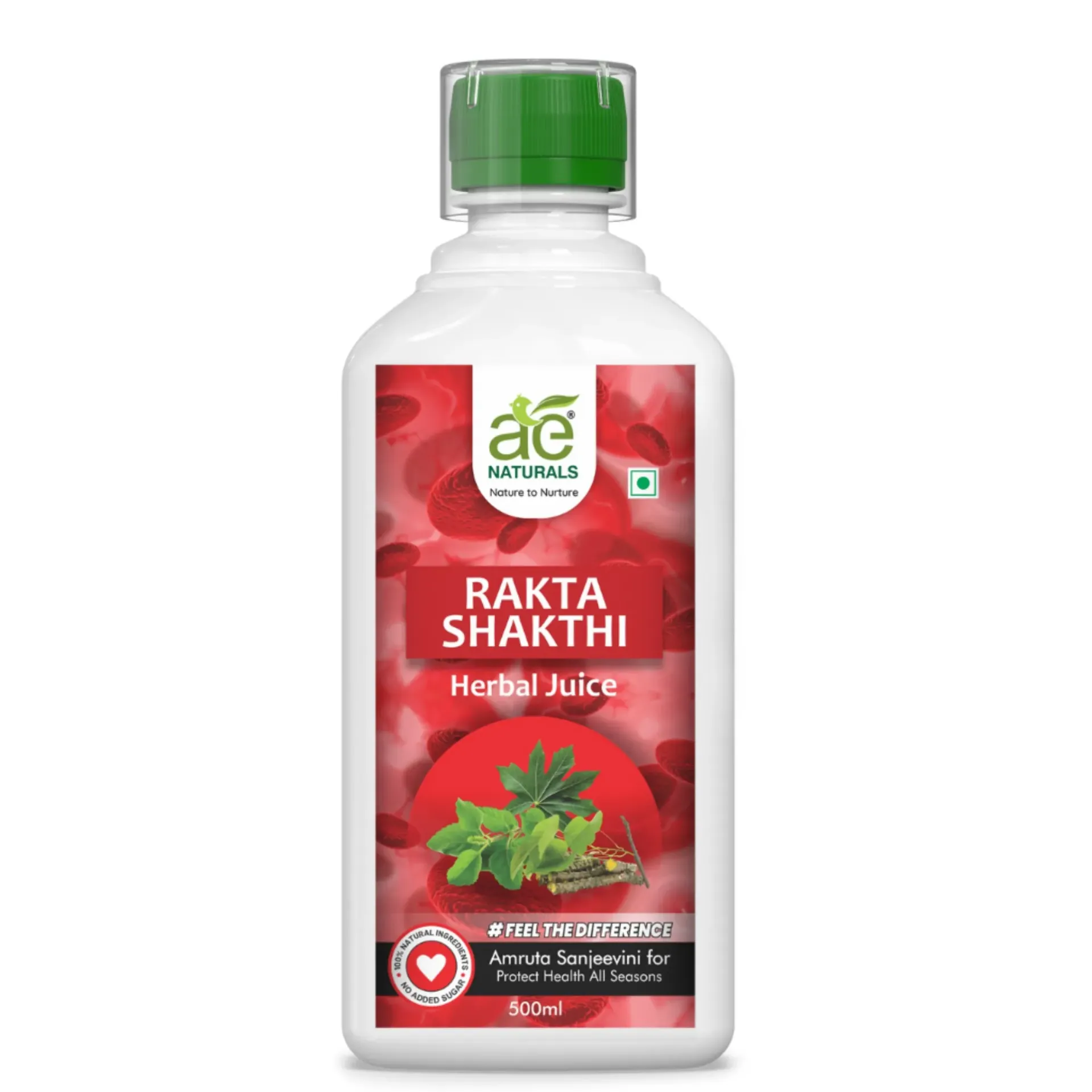 [P0084] AE Naturals Raktha Shakthi Herbal Juice 500ml